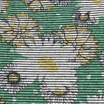 Christopher & Banks  T-Shirt Green Daisy Size L Large Short Sleeve Photo 3