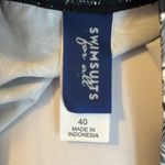 Swimsuits For All Black White Floral Cover Up Dress Size 40 Photo 5