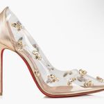Christian Louboutin  Degraqueen Clear Pointed Toe Pump size 38.5 Photo 0
