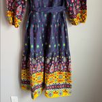 Shoshanna Clare Printed Puff-Sleeve Midi-Dress 10 Photo 8