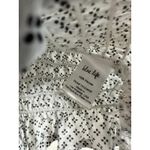 Blue Life  Zamar Tie Shoulder Smocked‎ Cropped Tank Top Ruffle Trim Size XS Photo 6