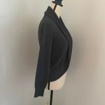 H&M  Basic Ribbed Chunky Knit Cardigan Sweater‎ Small Gray Open Front Clean Girl Photo 2