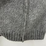 Pink Rose New  Raw Seam Turtleneck Sweater Long Sleeve Knit Pullover Grey Photo 12