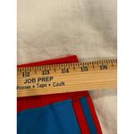 Sand Knit High Rise Pull On Crop Pants Striped Blue Red Women's Size Medium Photo 7