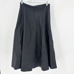 Onyx Nite Onyx a-line black light sheen lil bit of tulle under back zip skirt size M Photo 3
