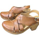 Kork-Ease KORKS Women's Wynne Comfort Clogs Shoes Leather Wedge Brown 8M Photo 1