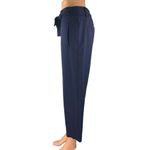 Bar III Womens Navy Blue Belted High Waisted Trousers Cropped Dress Pants Size M Photo 1