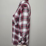 Adam Levine Collection pink & gray plaid roll tab button down size medium Photo 3