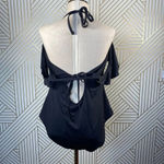 Becca Rebecca Virtue Black Flounce One Piece Swim Photo 7