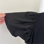 On Twelfth  Black Ruffle Sleeve Cropped Top Size Small Photo 3
