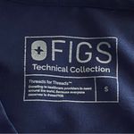 FIGS “Delmas” Navy Blue 2-Front Pockets Split Sides Scrub Top Size S Photo 13