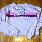 MTV cropped sweatshirt size medium Photo 0