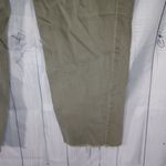 J.Jill Denim Authentic Fit Cropped Women's Olive Jeans With Frayed Hem Green Size 16 Photo 3