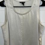 Nic + Zoe Women Cream Casual Dress M Slits Lightweight Lined White Size M Photo 7