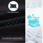 Baleaf Women's Athletic Training Adjustable Strap One Piece Swimsuit Photo 4