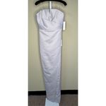Jay Godfrey  NWT Darcy Strapless Gown in Silver Size 10 Photo 1