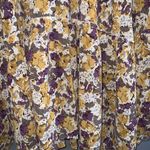 Mayden Los Angeles Chic Floral Womens Babydoll Blouse Purple & Yellow Floral 3XL Size undefined Photo 4