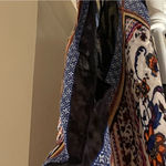 Bohemian Multicolor Kimono with Fringe Black Size undefined Photo 3