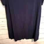 Eileen Fisher  boat neck Navy Tunic short sleeve Photo 4