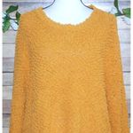 Zenana Outfitters Mustard Yellow Knit Long Sleeve Pullover Sweater 1X Slouchy Casual Winter Photo 1