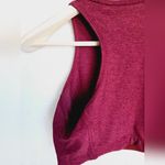 Outdoor Voices Athena Crop Top High Neck Cabernet Burgundy Size Small Photo 9
