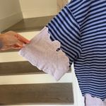 Free People NWT  We The Free Sherbert Striped Tunic in Blue Stripes Photo 6