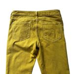 Pilcro and the Letterpress Anthropologie Mustard Stet Skinny Jeans, Sz 27 Photo 9