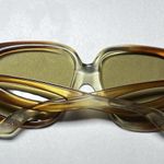 Iconic Vintage 70s Ted Lapidus France Brown & Gold Oversized Women's Sunglasses Photo 1