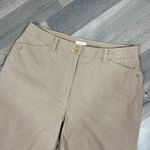 Liz Claiborne Audra Striped Straight Leg Casual Pants Tan 12 Photo 2