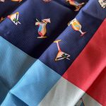 Banana Republic NWT  100% SILK POCKET SQUARE SCARF FOUR WAY COCKTAIL BLUE Photo 7