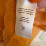 Rails Ellis Shirt S Orange Papaya Crinkle Button Down Coastal Classic Preppy Photo 3