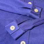 Liz Claiborne  Knit Jacket Womens Small Purple Large Button Front Business Chic Photo 7