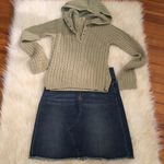 J.Crew Stretch Distressed hem Jean Skirt Photo 5