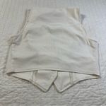Sincerely Jules Ivory Buttoned Down casual Vest White Size L Photo 2