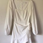 Princess Polly The Villa White Mini Wrap Dress 2 Photo 1