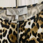 WAYF  Cropped Animal Print Long Sleeve Top Size Small NWT Photo 5