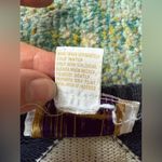 Vintage 80s Ninon de Lenclos diamond floral knit tunic sweater, size large Gray Photo 5