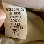 Gap Hi-Rise Drapey Iconic Khaki Dress Pants Pleated Belted Pockets Satin Photo 8