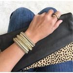 Stella & Dot  Phillipa Statement Bracelet Wide width Layering Gold tone Photo 2