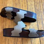 Chloé Authentic Chloe Carrara Scalloped slide sandal Tan/Gray Size 37 Photo 2