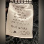 Haute Monde  Black Lace Trim Mid-Length Knee-Length Bodycon Fitted Skirt - S Photo 11