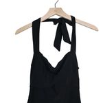 White House | Black Market WHBM Women's 2 Elegant Black Halter Lined Dress Photo 2