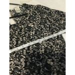 American Rag  Top M Black White Paisley‎ Boho Blouse Long Sleeve Keyhole Casual Photo 5