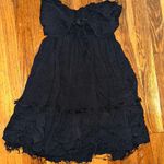Black Mini Strapless Dress Photo 0