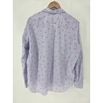 Frank & Eileen Neon Pink Heart Button Up Shirt Medium Oversized Photo 3