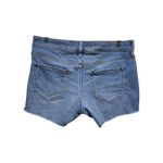 Hollister  Low Rise Boyfriend Denim‎ Shorts Sz 7/28 Blue Dstressed Raw Hem Jean Photo 1