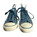 Converse All Star Teal Blue Lace Up Sneaker Unisex M/6 W/8 Photo 4