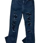 American Eagle  Next Level Stretch Distressed Black Skinny Jeans size 4 Photo 1