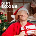  Wallet for Men Slim with 12 Slots Men's RFID Wallet Minimalist Front Pocket Money Clip Wallet with ID Window Gift Box Photo 5