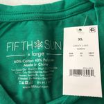 Fifth Sun Womens T Shirt Merry Christmas Holiday Short Sleeve Green XL Photo 2